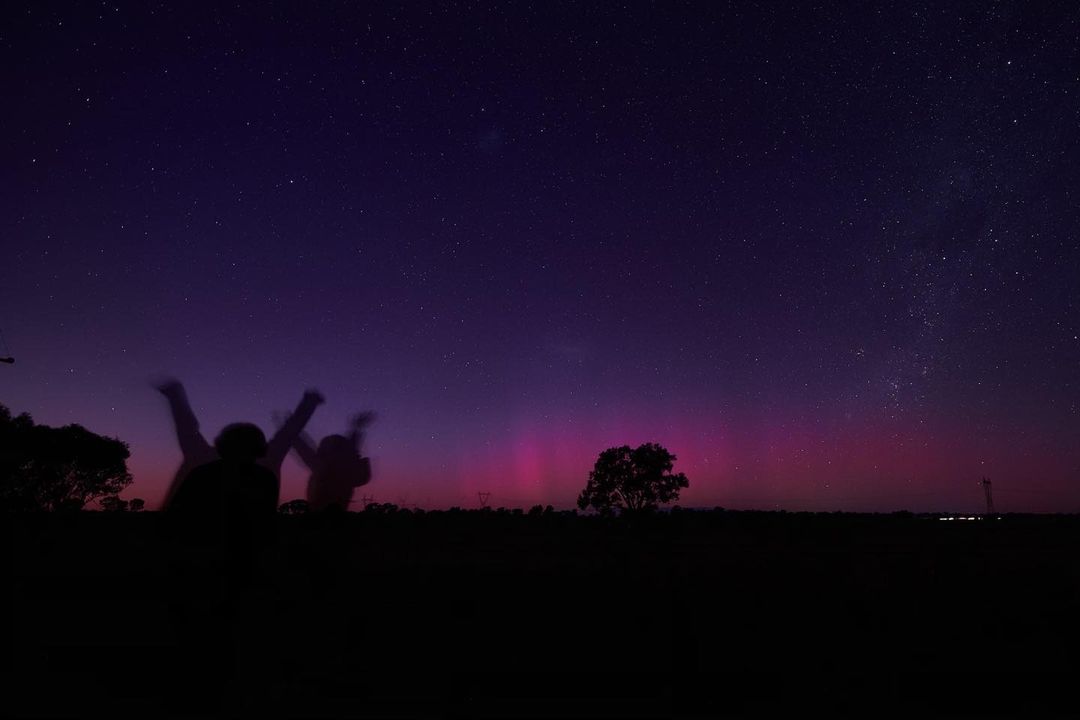 Severe storm produces stunning Aurora Australis